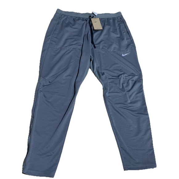 Nike Phenom Running Pants Men's XL Gray Dri-FIT Knit New $95